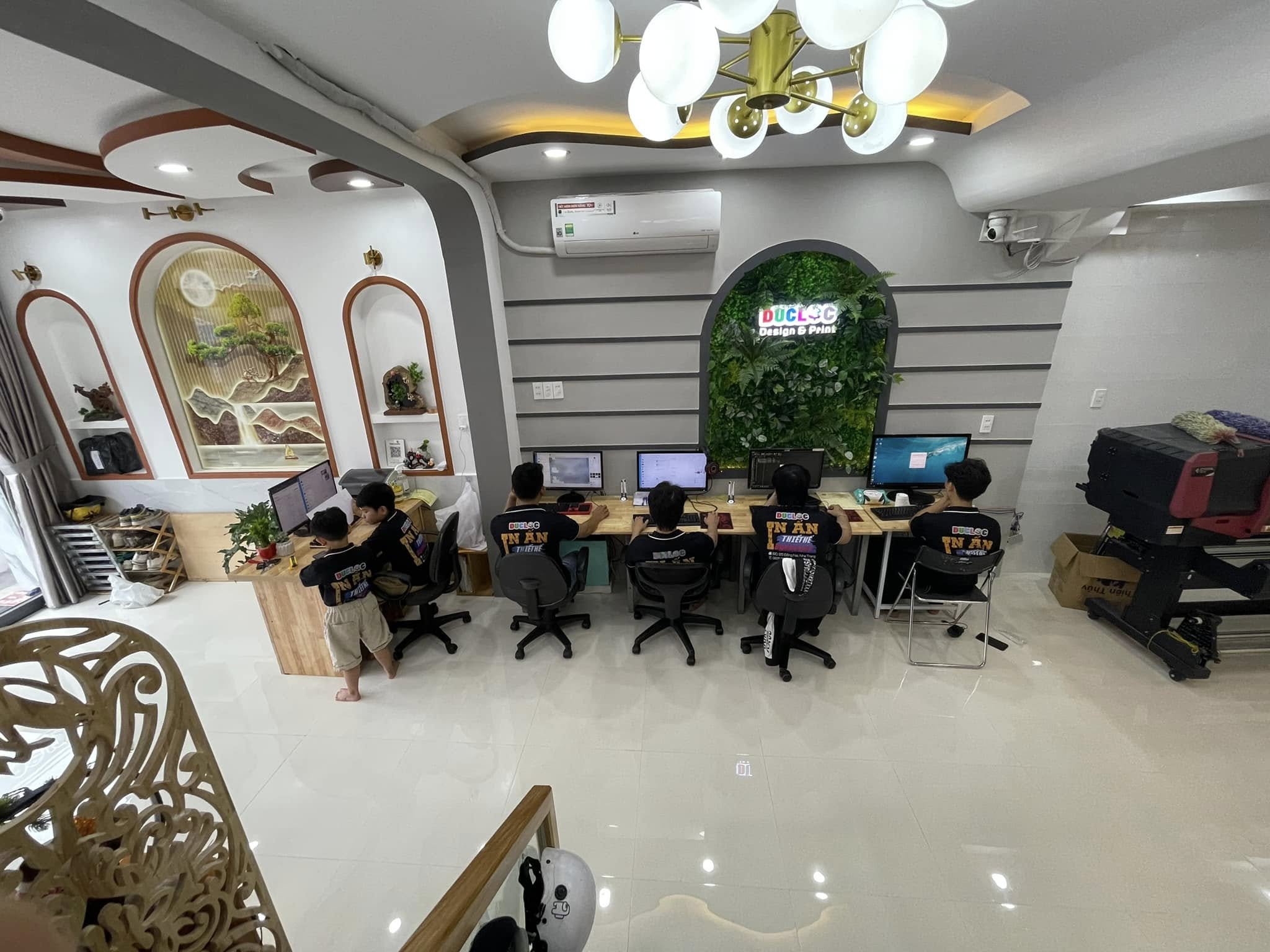 Không gian văn phòng In Đức Lộc tại 25 Đồng Nai